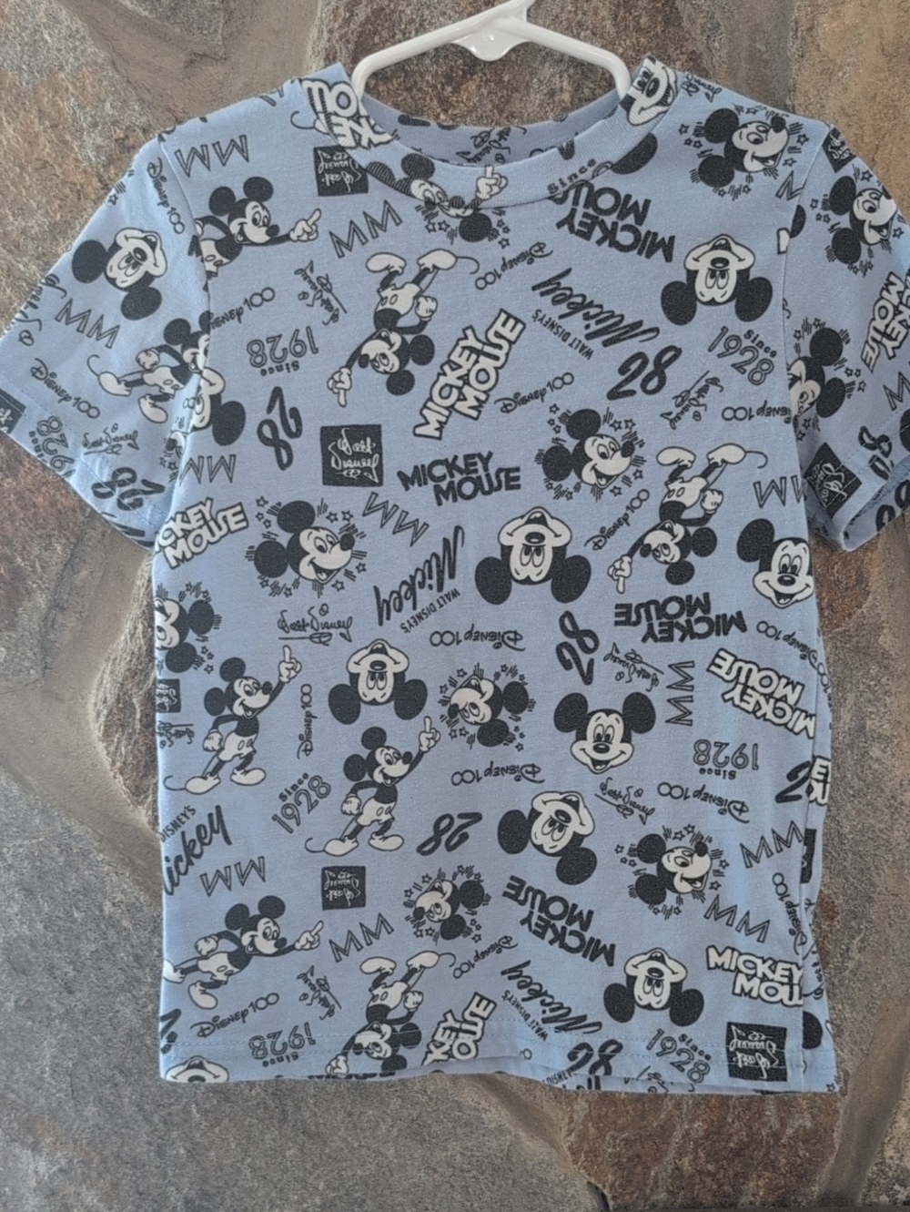 Macy's Light Blue Mickey Mouse Graphic Tee for Kids